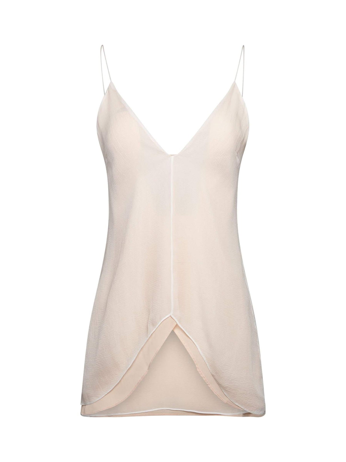 Image of Blouses. Productname: CHLOE Thin Strap Camisole in Cream colour by brand - CHLOE