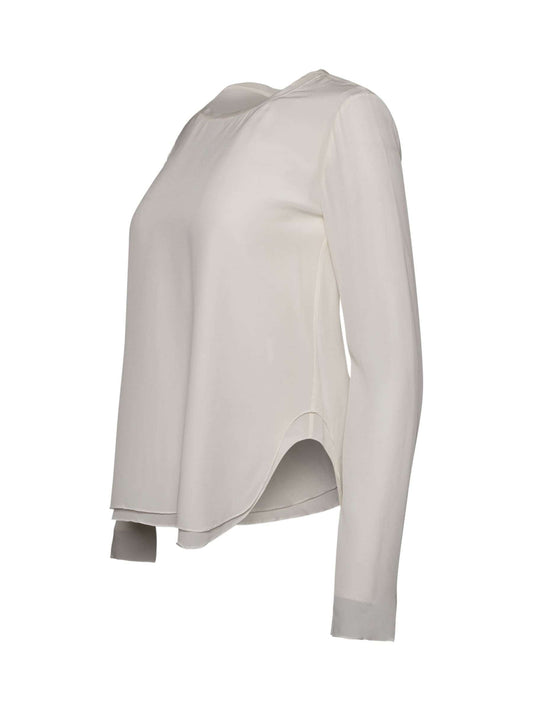 CHLOE Long Sleeve Top (White)