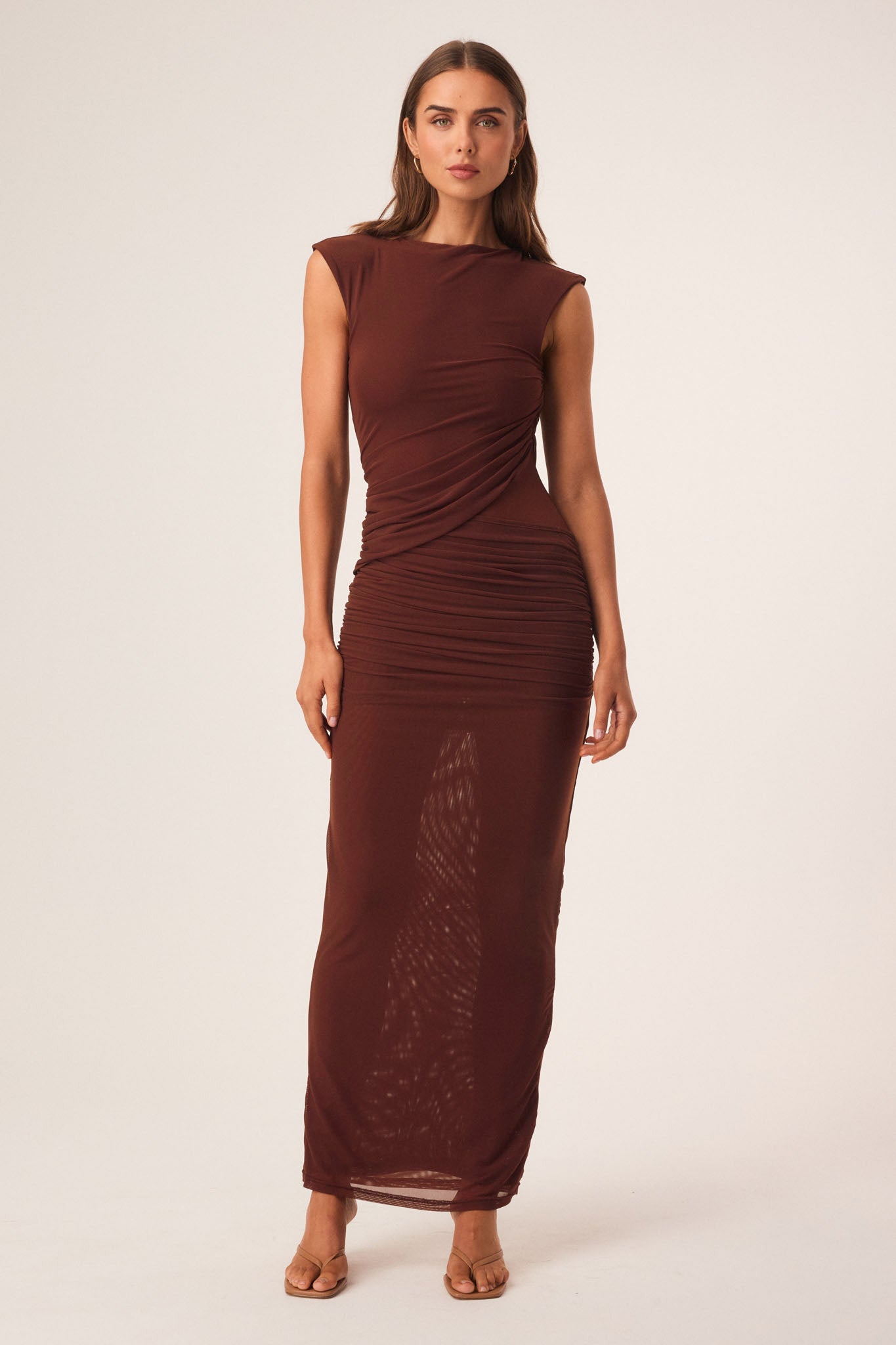 SNDYS LORELAI MAXI DRESS (Mocha)