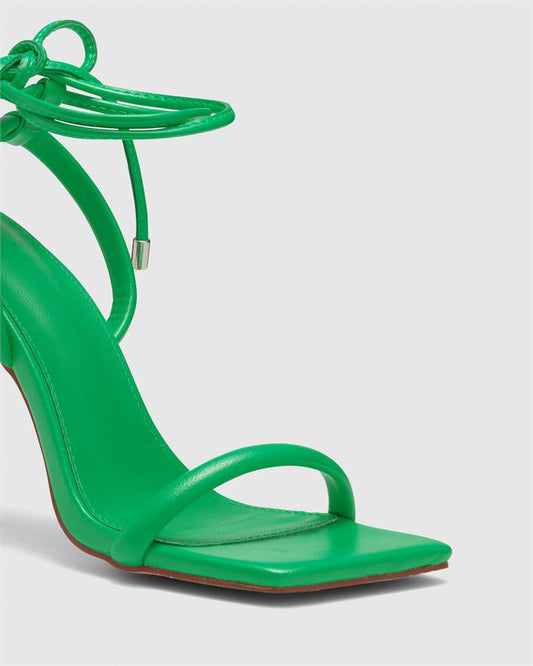 Image of Sandals. Product name - Zeppelin Women's Fast Fashion GREEN Novo Sandals in Green colour by brand - NOVO