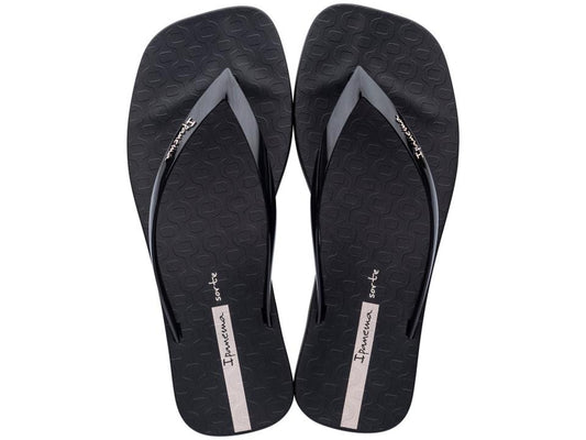 Image of Sandals. Product name - Fever Basics Women's Ipanema BLACK/BLACK GRENDENE in Black/Black colour by brand - IPANEMA
