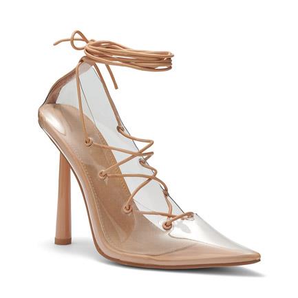 Image of Sandals. Product name - Zylvia Women's Fast Fashion Nude Novo Sandals in Nude colour by brand - NOVO