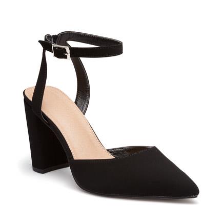 Image of Shoes. Product name - Ivie Women's Court High Heel BLACK Novo Court in Black colour by brand - NOVO
