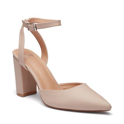 Image of Shoes. Product name - Ivie Women's Court High Heel Nude Novo Court in Nude colour by brand - NOVO
