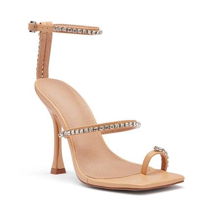 Image of Sandals. Product name - Zoss Women's Fast Fashion Buff Novo Sandals in Buff colour by brand - NOVO