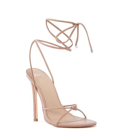 Image of Sandals. Product name - Zrilanca Women's Fast Fashion CAMEL Novo Sandals in Camel colour by brand - NOVO