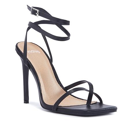 Image of Sandals. Product name - Zerek Women's Fast Fashion BLACK Novo Sandals in Black colour by brand - NOVO