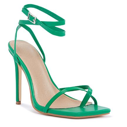 Image of Sandals. Product name - Zerek Women's Fast Fashion GREEN Novo Sandals in Green colour by brand - NOVO