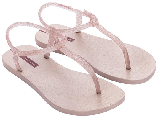 Image of Sandals. Product name - Class Glitz Fem Women's Ipanema PINK GLITTER GRENDENE in Pink Glitter colour by brand - IPANEMA