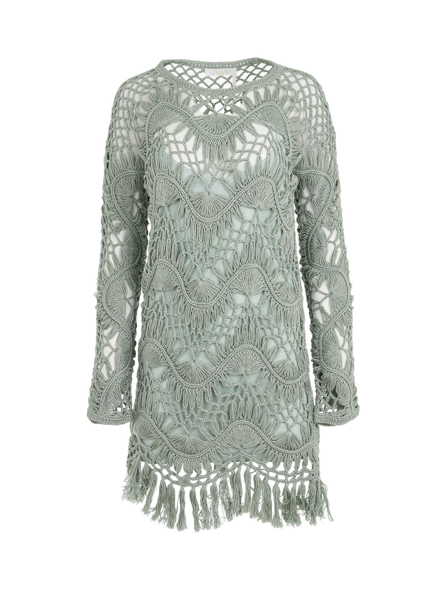 Image of Dresses. Product name - Robe Dress in Blue colour by brand - CHLOE