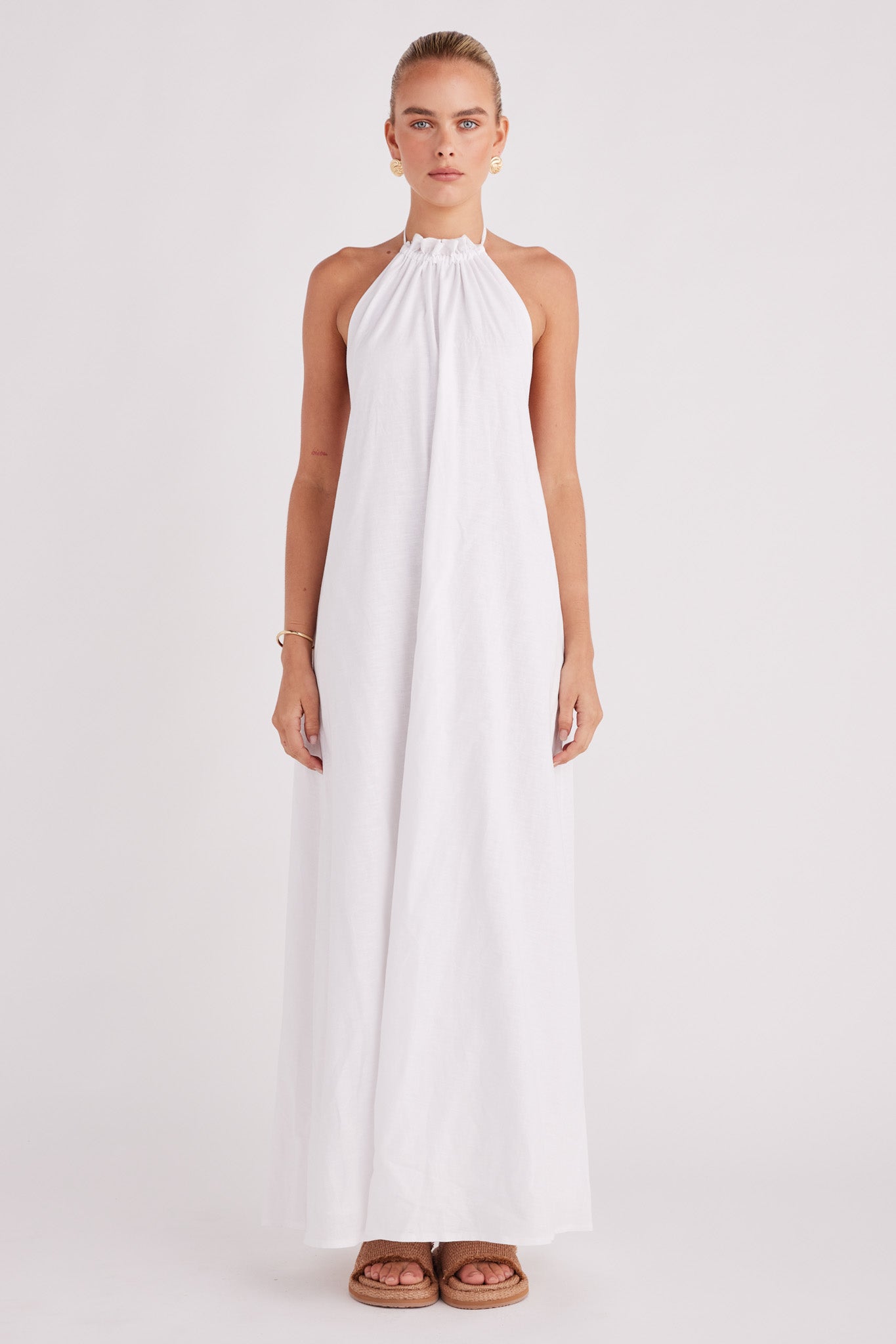 SNDYS ALYSSE MAXI DRESS (White)