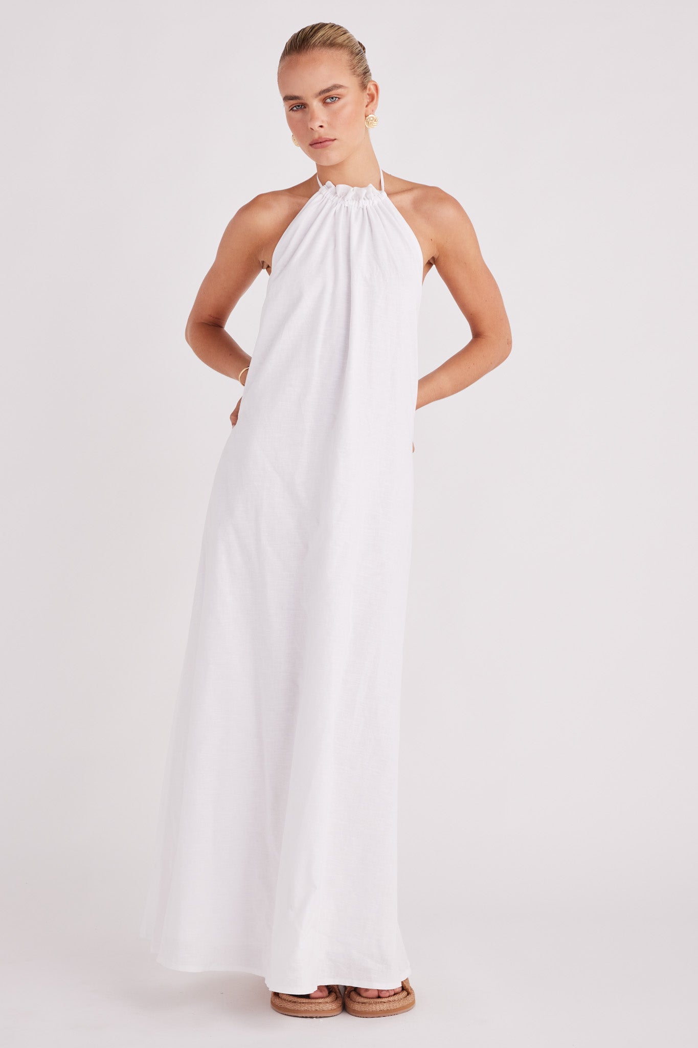 SNDYS ALYSSE MAXI DRESS (White)