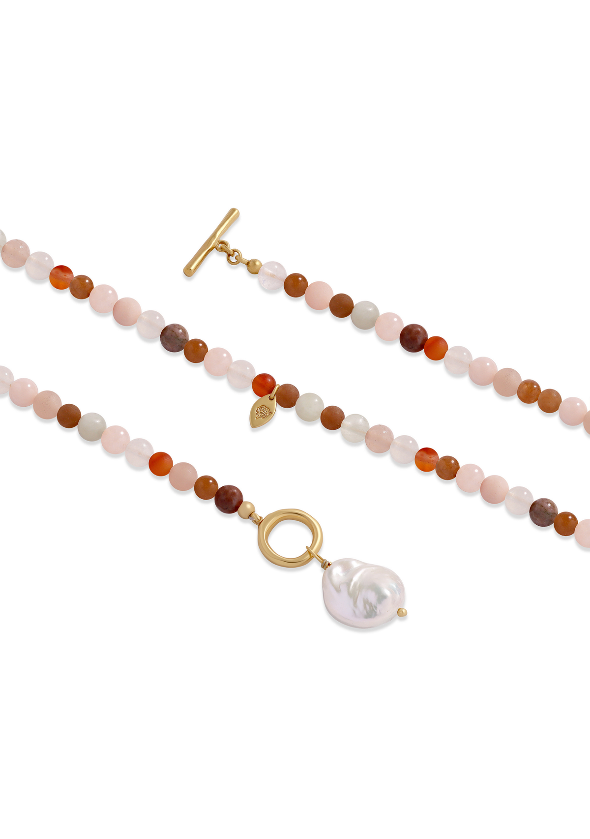 Auguste The Label Solstice Pearl Drop Necklace (Print)
