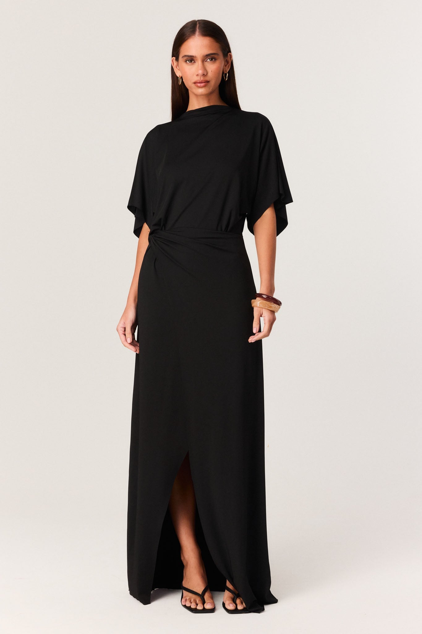Image of Dresses. Productname: SNDYS CORA MAXI DRESS in Black colour by brand - SNDYS