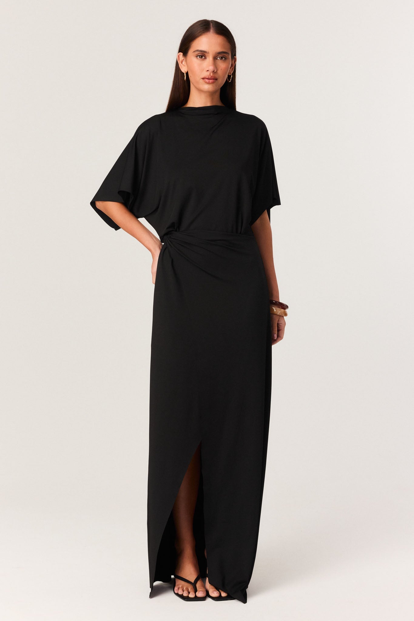 SNDYS CORA MAXI DRESS (Black)