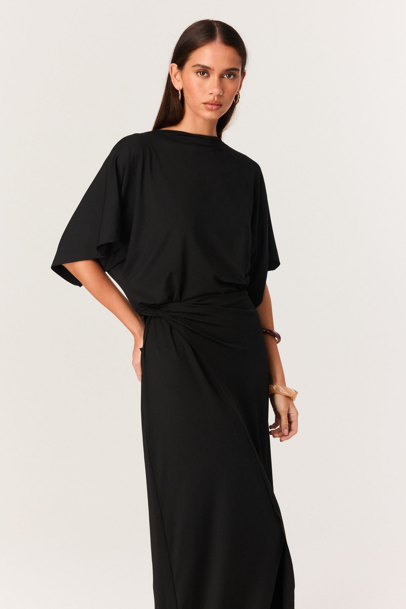 SNDYS CORA MAXI DRESS (Black)
