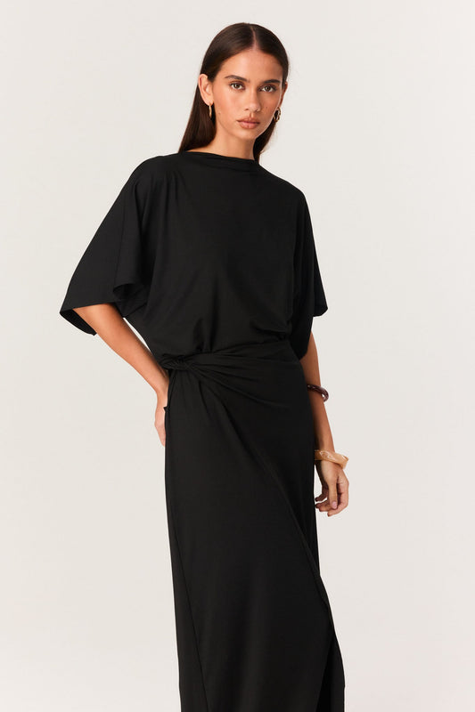 SNDYS CORA MAXI DRESS (Black)