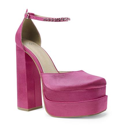 Image of Sandals. Product name - Zaguar Women's Fast Fashion Magenta Novo Sandals in Magenta colour by brand - NOVO