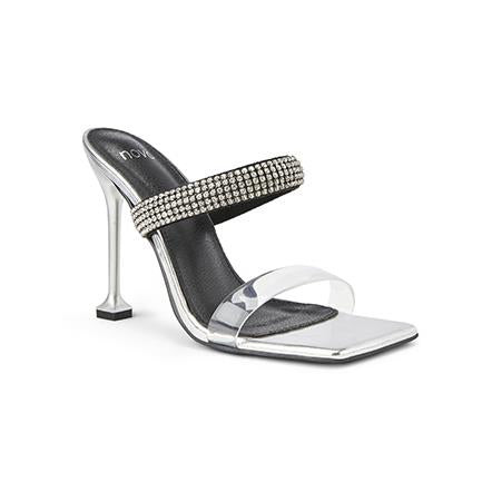 Image of Sandals. Product name - Zilch Women's Fast Fashion SILVER Novo Sandals in Silver colour by brand - NOVO