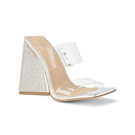 Image of Sandals. Product name - Zendo Women's Fast Fashion SILVER Novo Sandals in Silver colour by brand - NOVO