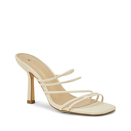 Image of Sandals. Product name - Zariah Women's Strappy High Heel CREAM Novo Sandals in Cream colour by brand - NOVO