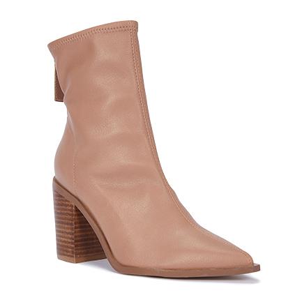 Image of Boots. Product name - Kitka Women's Boot High Heel ALMOND Novo Boots in Almond colour by brand - NOVO