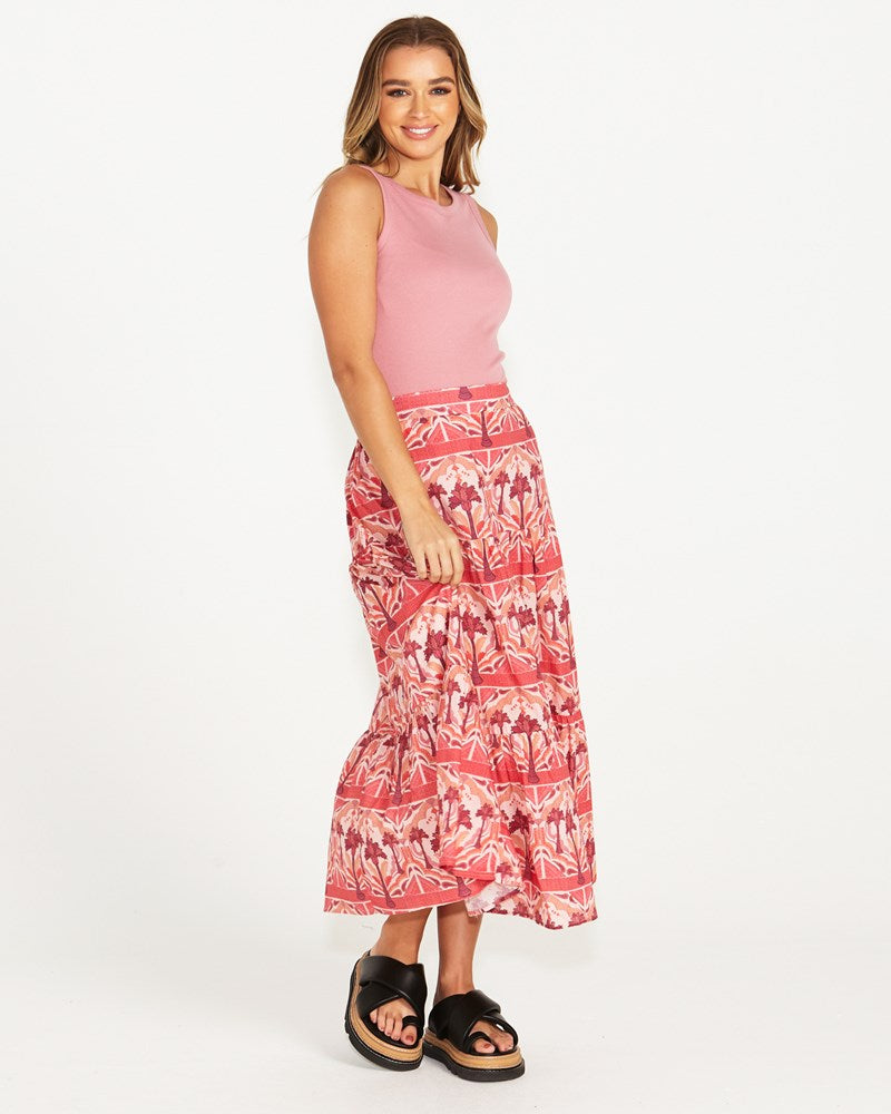 Sass Clothing Noah Rib Tank (Dusty Pink)