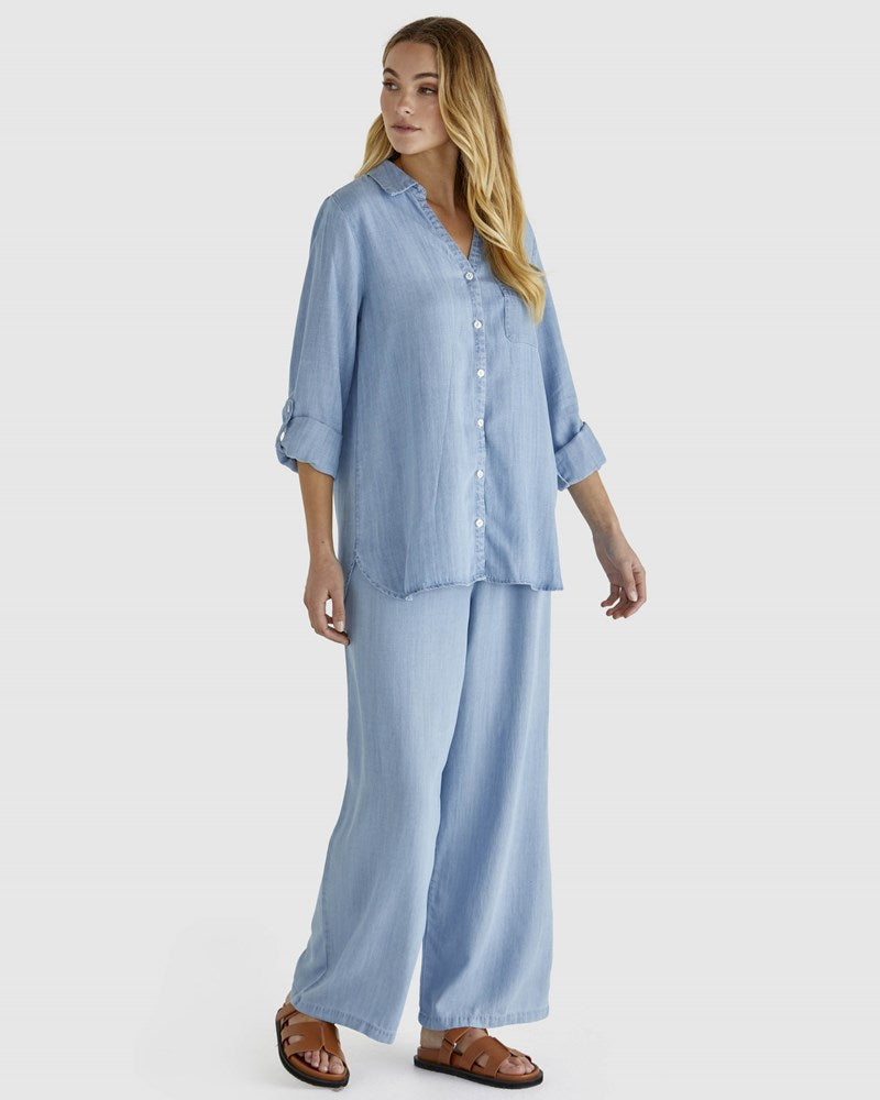 Sass Clothing Rye Shirt (Chambray)