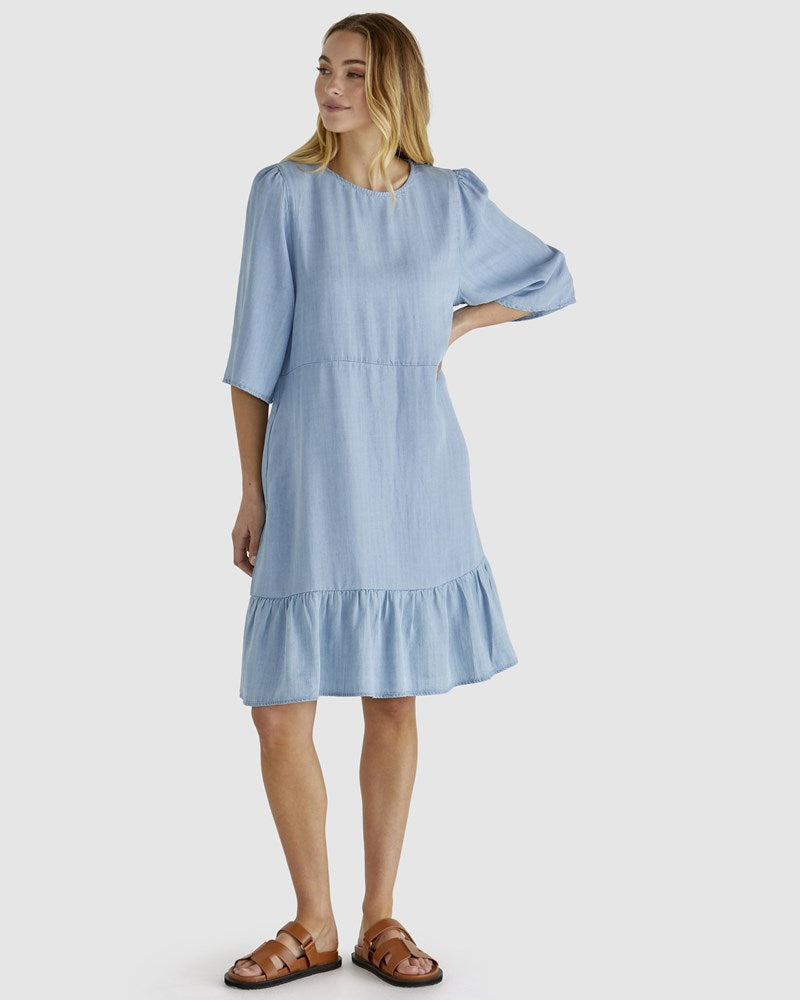 Sass Clothing Rye Dress (Chambray)