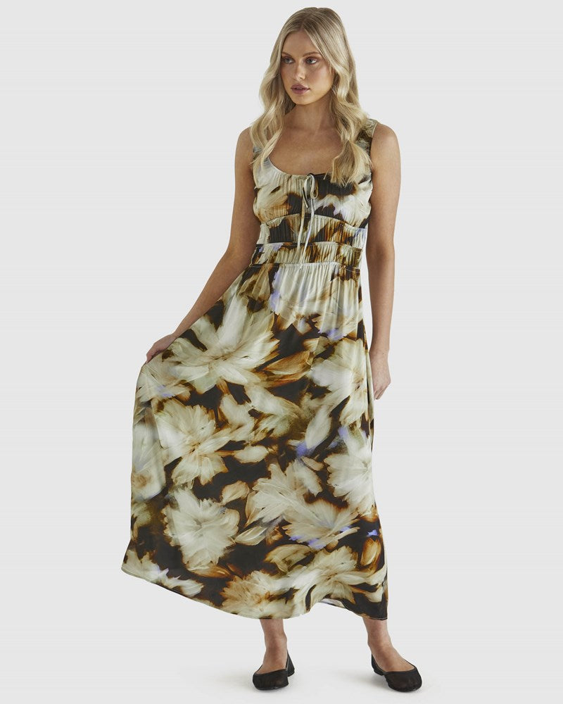 Sass Clothing Carmine Dress (Blurred Floral)