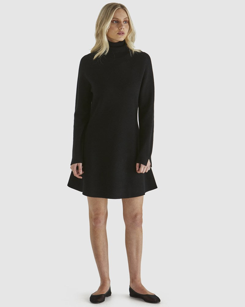 Sass Clothing Baldwin Knit Dress (Black)