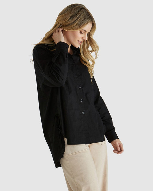 Sass Clothing Belle Shirt (Black)