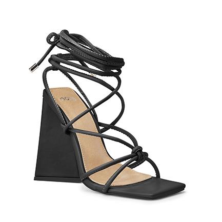 Image of Sandals. Product name - Zonal Women's Fast Fashion BLACK Novo Sandals in Black colour by brand - NOVO