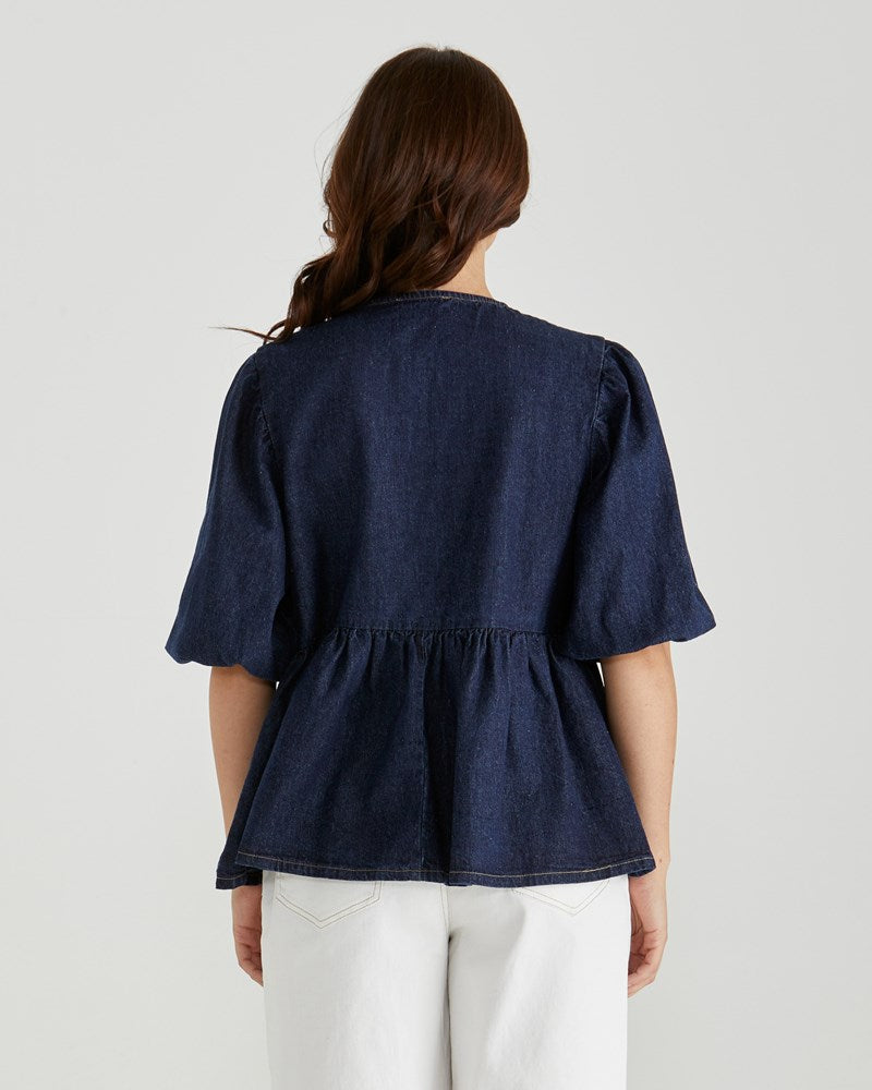 Sass Clothing Lena Top (Rinse Wash)
