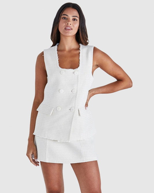 Sass Clothing Nico Vest (Cream)