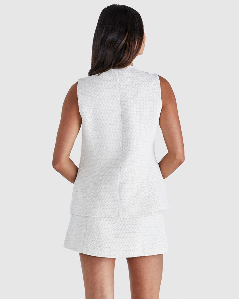 Sass Clothing Nico Vest (Cream)