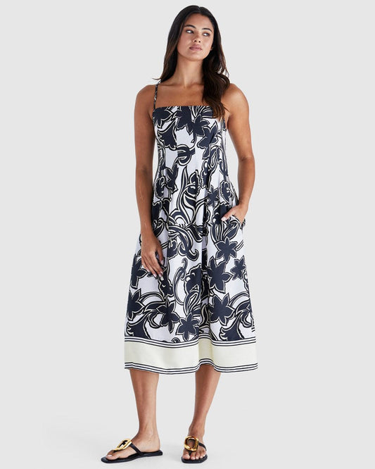 Sass Clothing Esme Midi Dress (Imprint Floral)