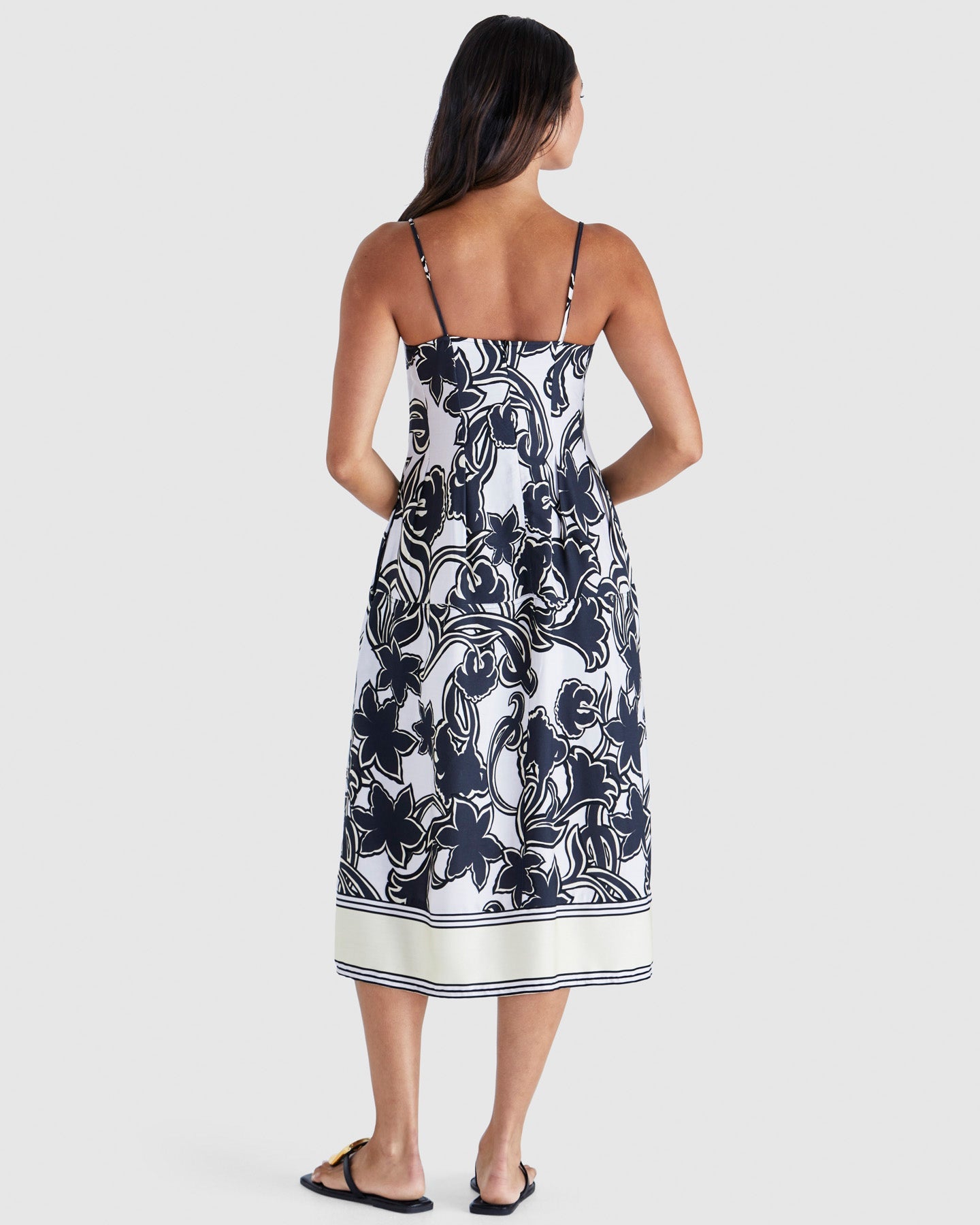 Sass Clothing Esme Midi Dress (Imprint Floral)