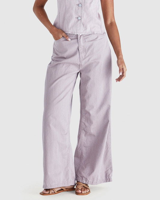 Image of Jeans. Product name - Ainsley Jean Blush Denim in Blush Denim colour by brand - Sass Clothing