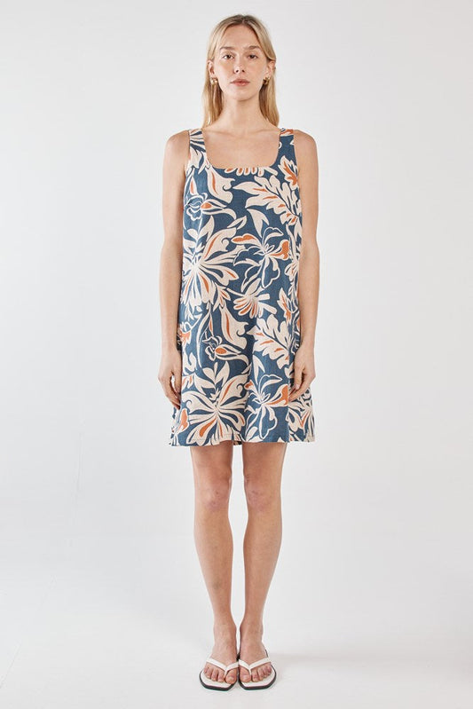 Sass Clothing Jana Mini Shift Dress (Wild Orchid)