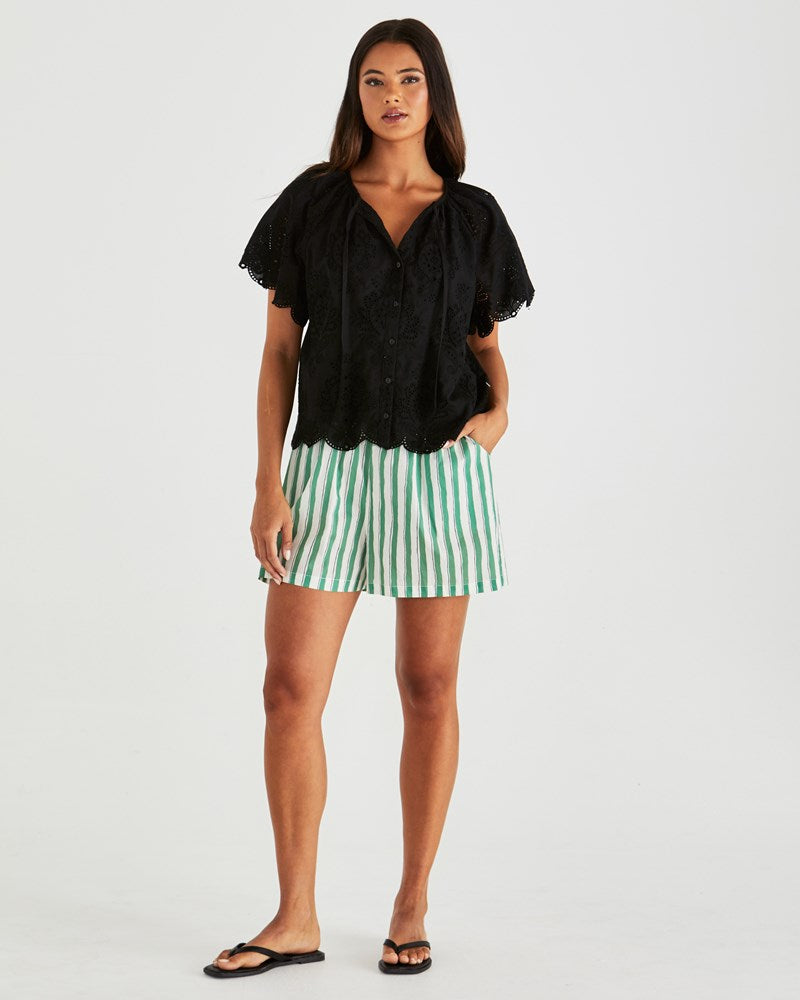 Sass Clothing Ani Blouse (Black)