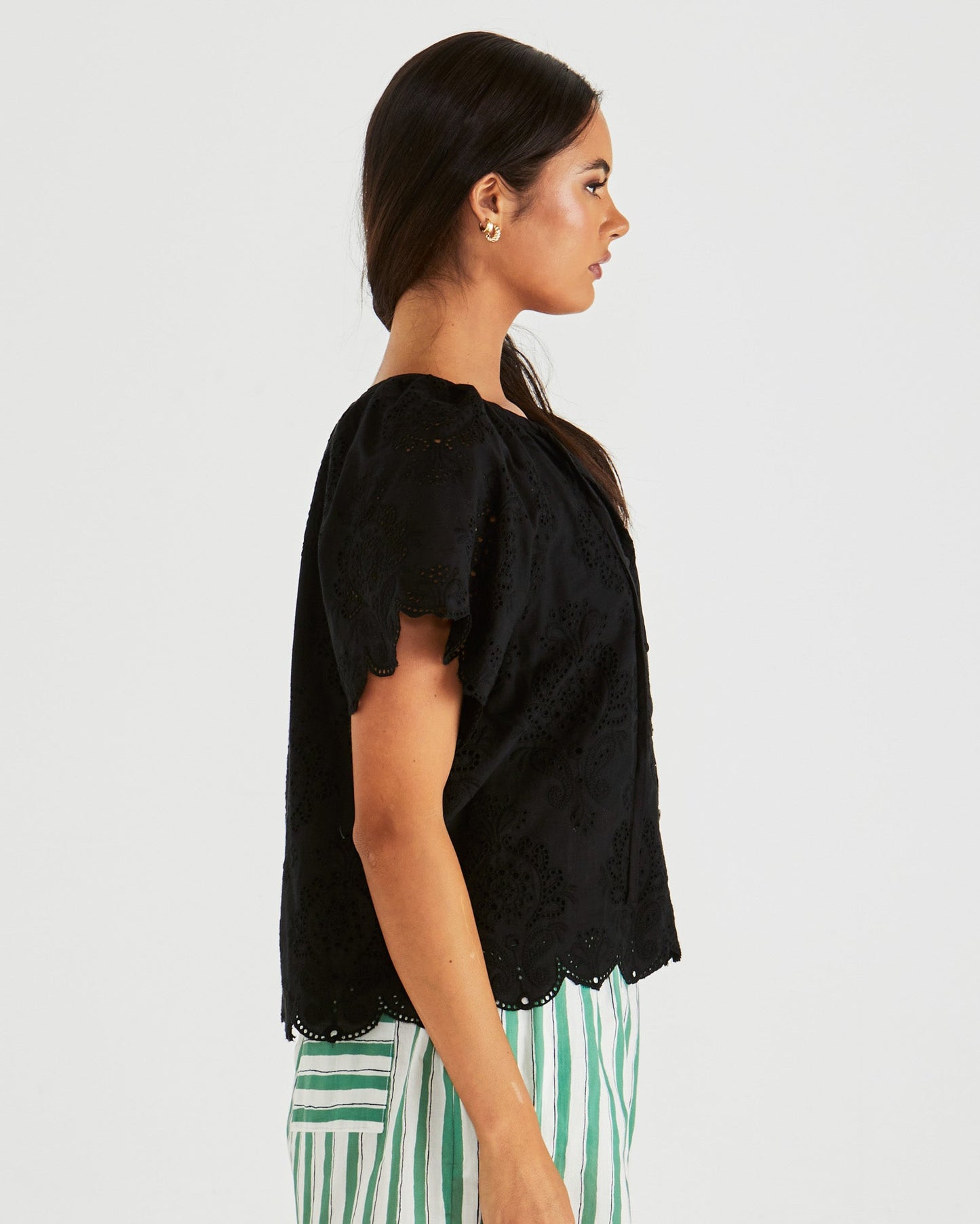 Sass Clothing Ani Blouse (Black)