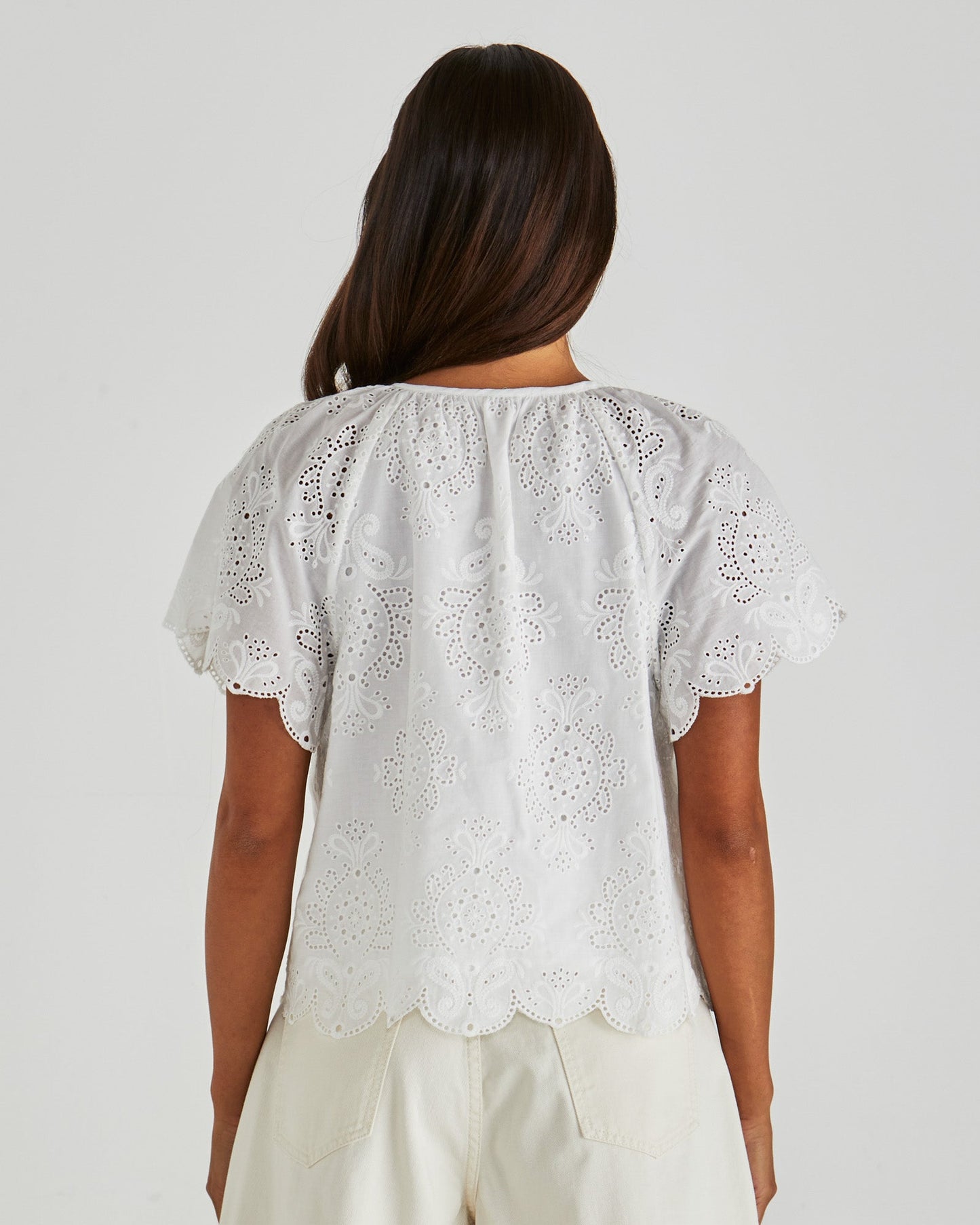 Sass Clothing Ani Blouse (White)