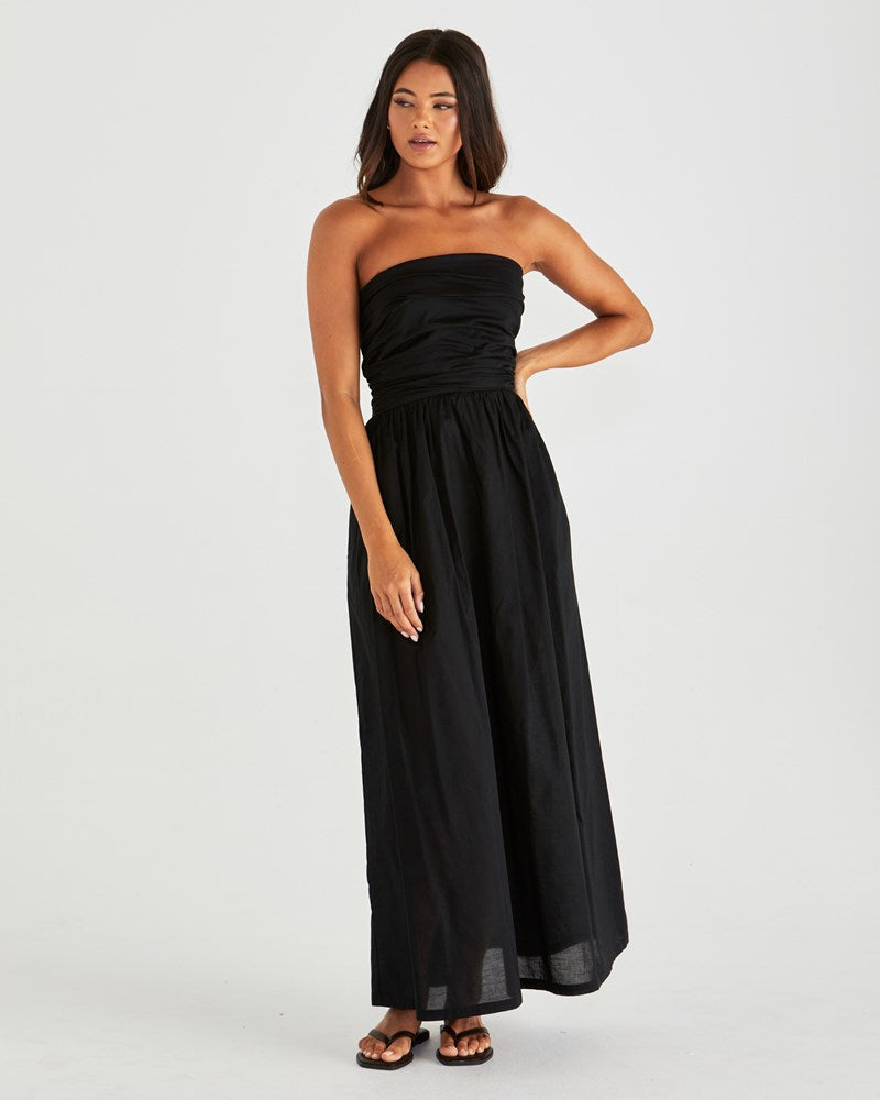 Sass Clothing Mina Strapless Dress (Black)