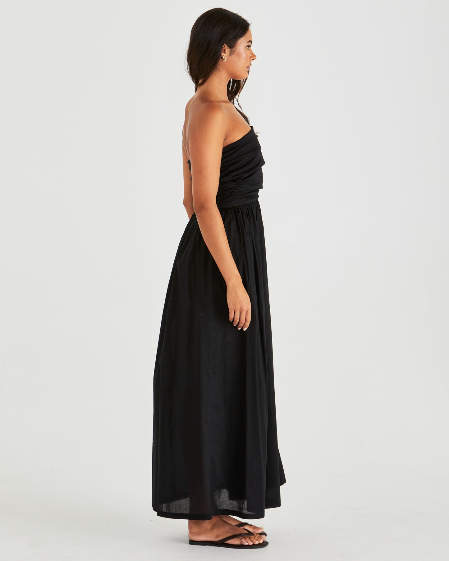 Sass Clothing Mina Strapless Dress (Black)