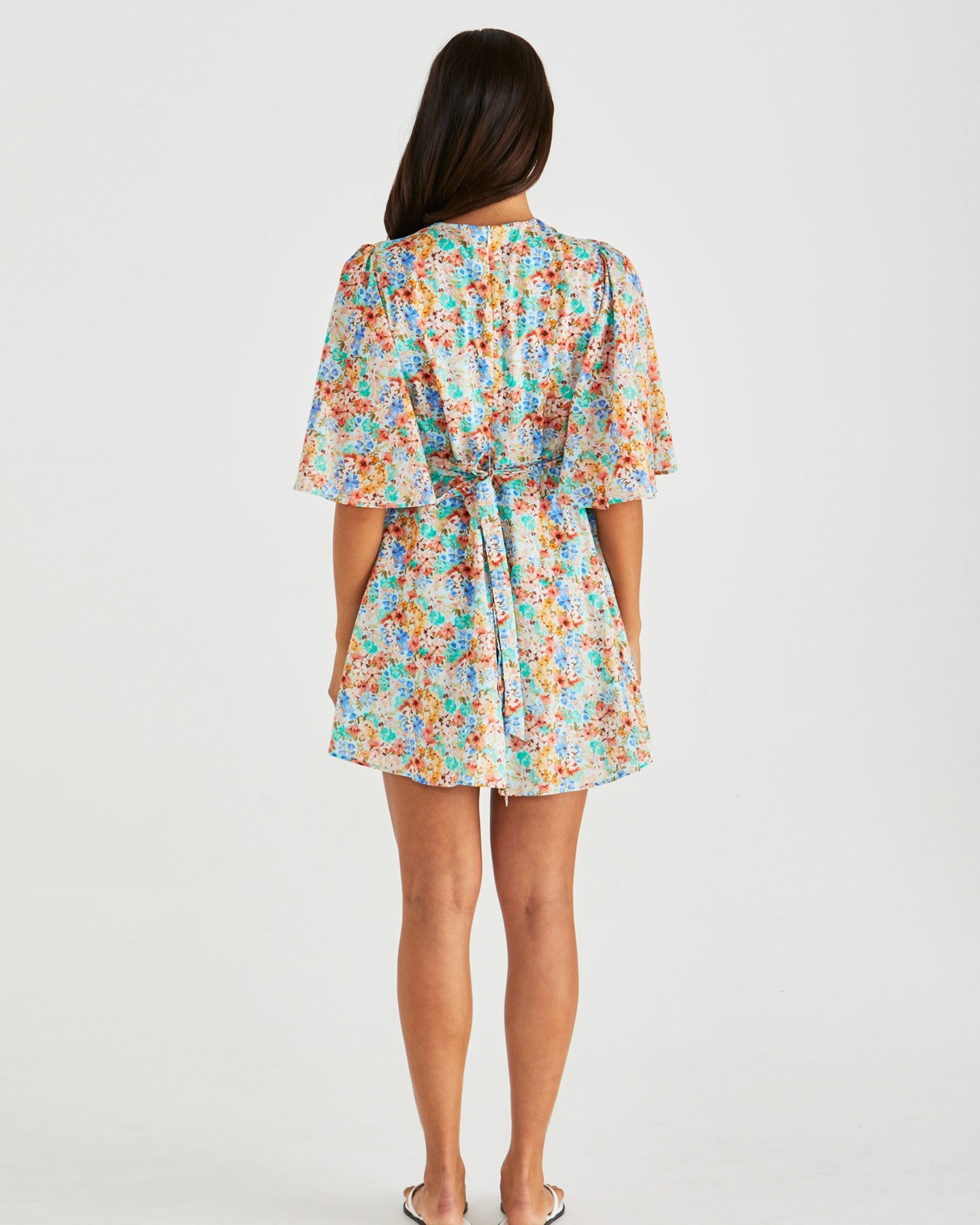 Sass Clothing Panna Kimono Sleeve Dress (Blossom)