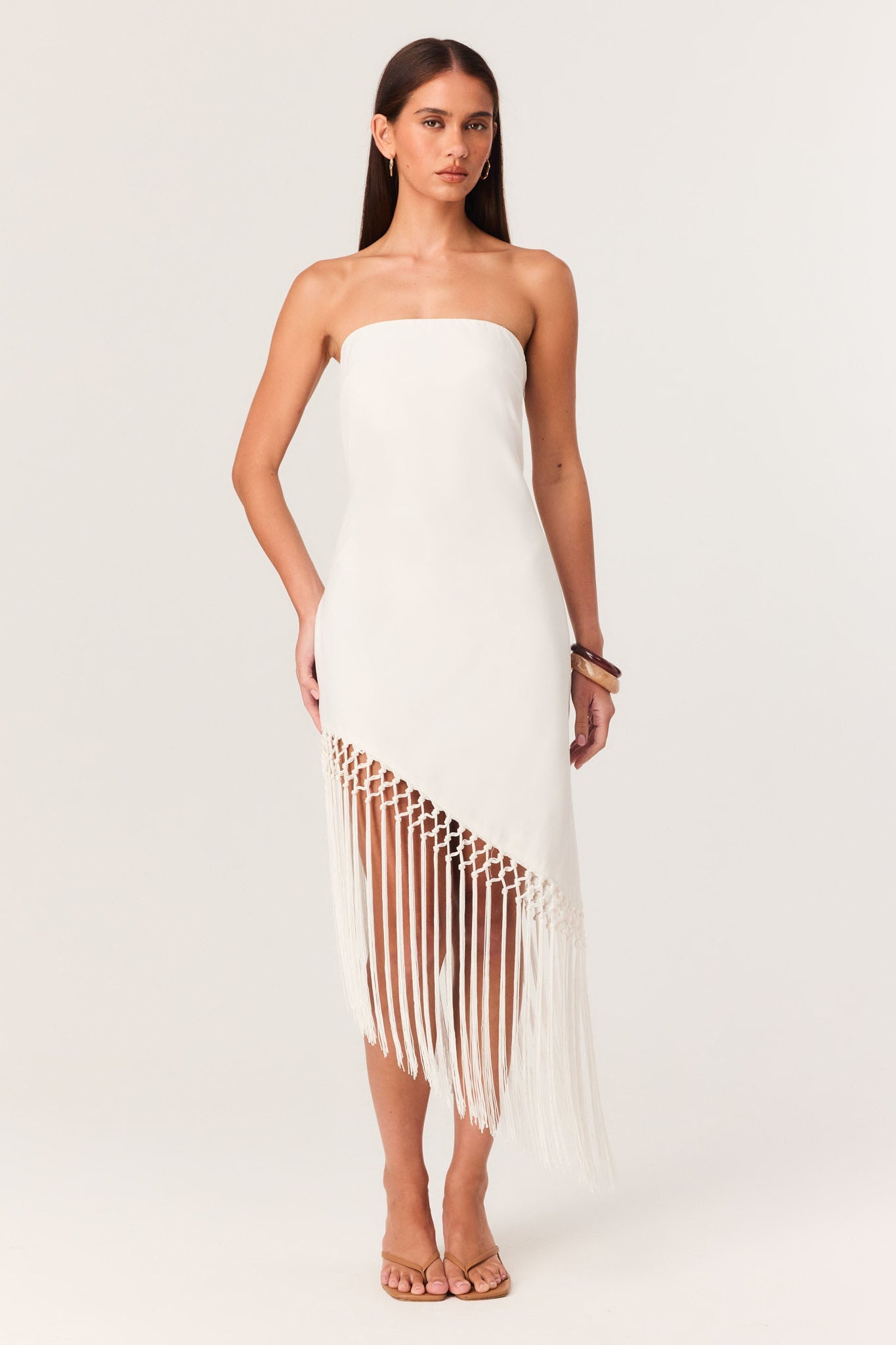 SNDYS CASPIAN MINI DRESS (White)