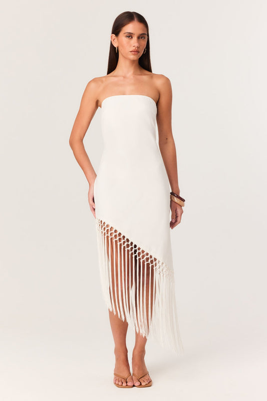 SNDYS CASPIAN MINI DRESS (White)