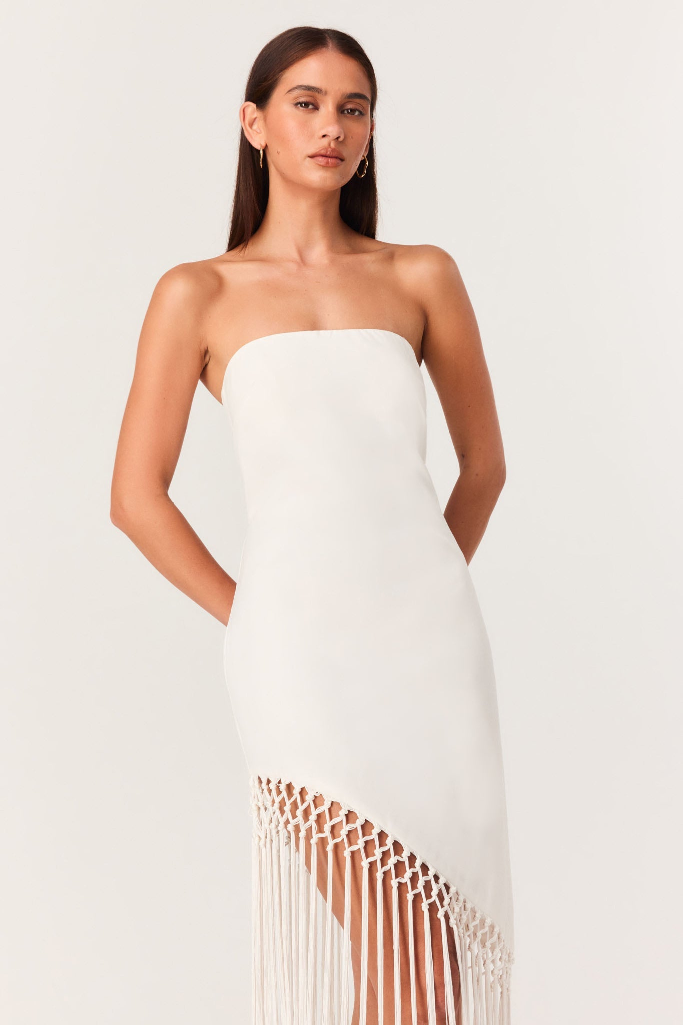 SNDYS CASPIAN MINI DRESS (White)