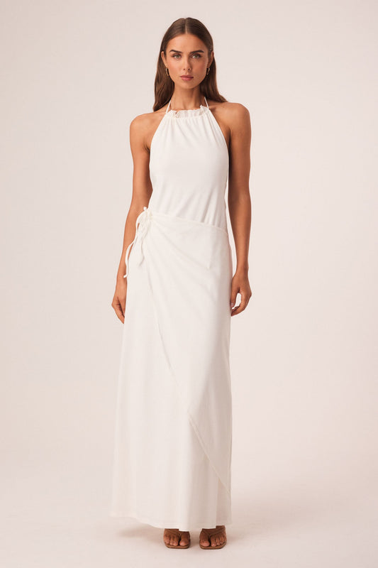 Image of Dresses. Productname: SNDYS POLLY MAXI DRESS in Off White colour by brand - SNDYS